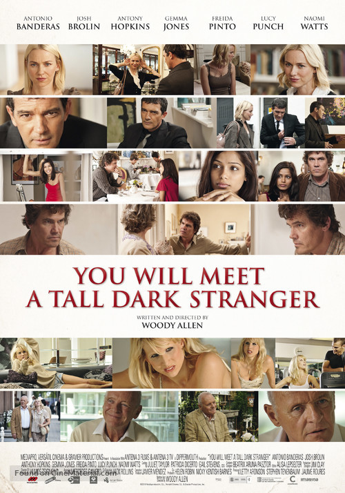 You Will Meet a Tall Dark Stranger - Norwegian Movie Poster