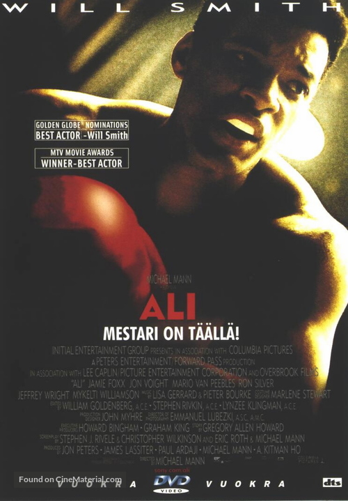 Ali - Finnish DVD movie cover