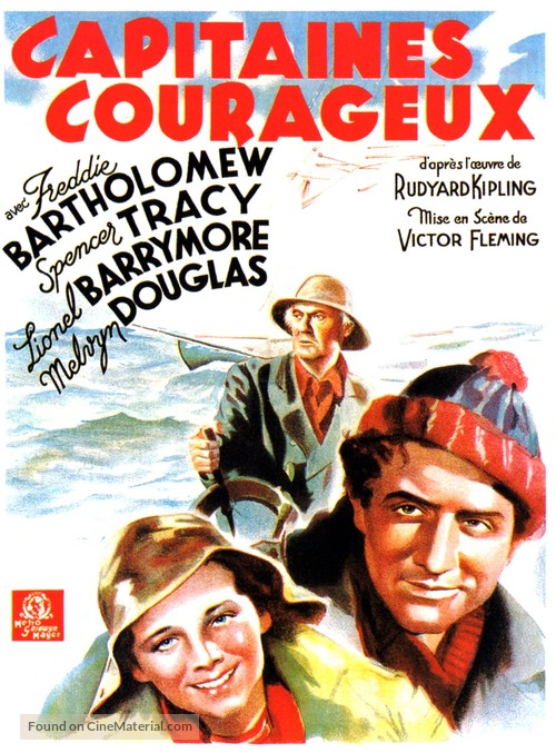 Captains Courageous - Belgian Movie Poster