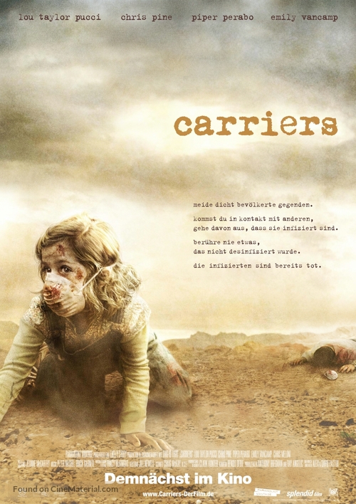 Carriers - German Movie Poster