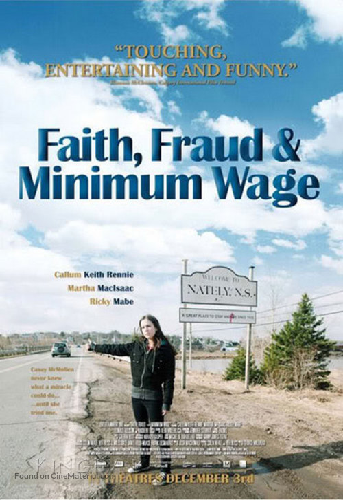 Faith, Fraud, &amp; Minimum Wage - Movie Poster