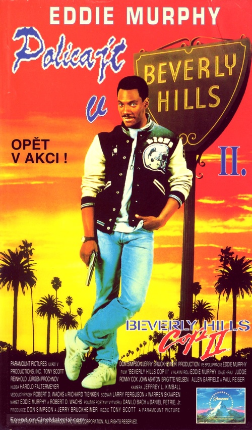 Beverly Hills Cop 2 - Czech VHS movie cover