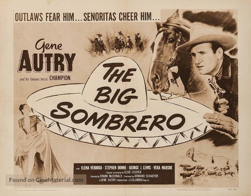 The Big Sombrero - Re-release movie poster