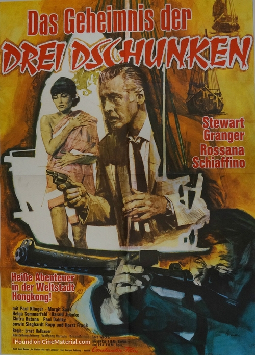 Das Geheimnis der drei Dschunken - German Movie Poster