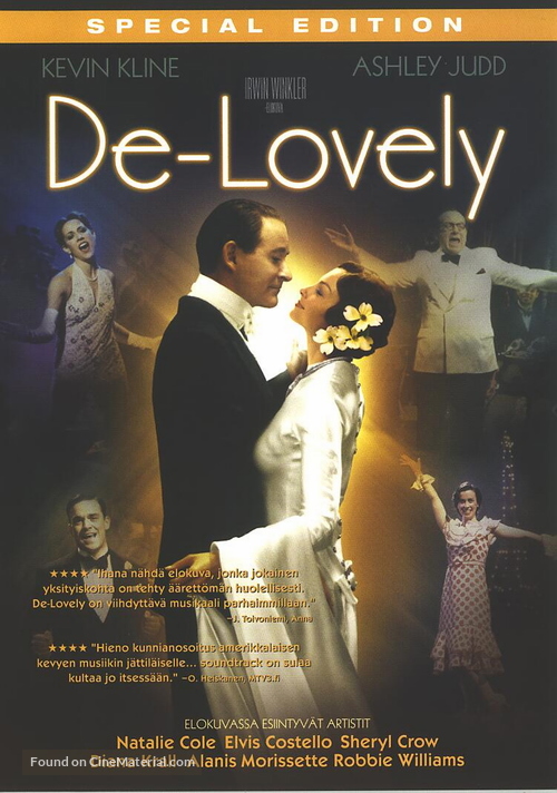 De-Lovely - Finnish DVD movie cover