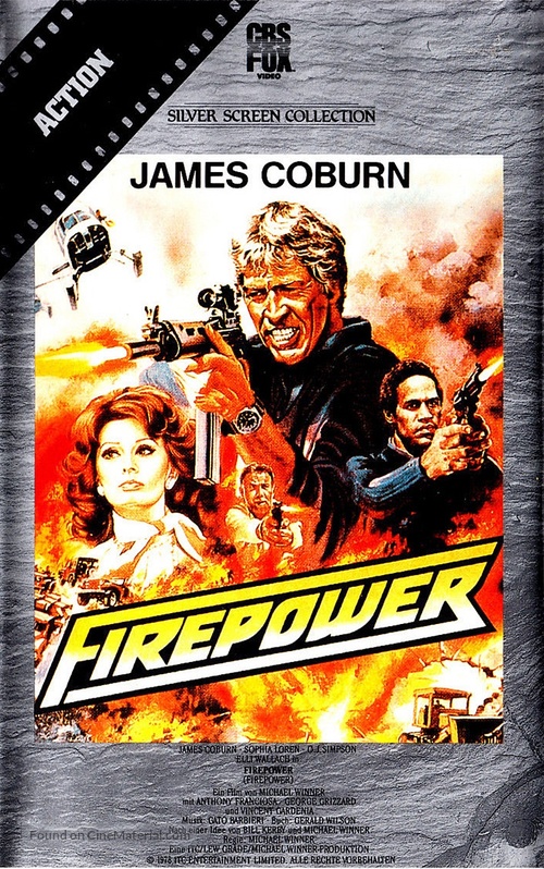 Firepower - German VHS movie cover