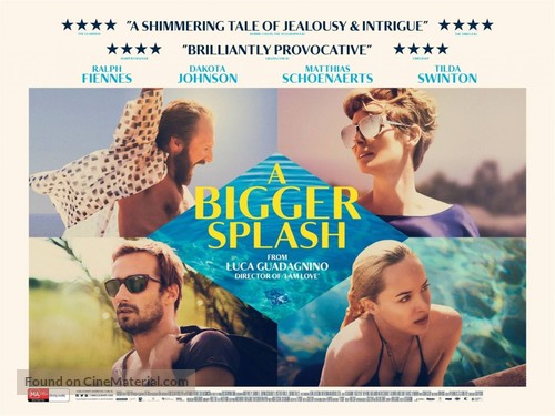 A Bigger Splash - Australian Movie Poster