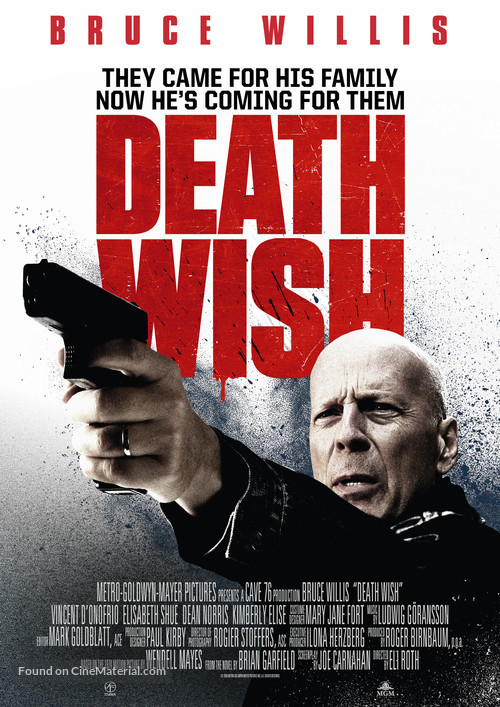 Death Wish - Norwegian Movie Poster