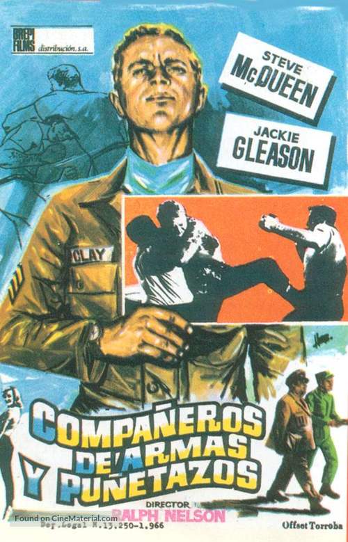 Soldier in the Rain - Spanish Movie Poster