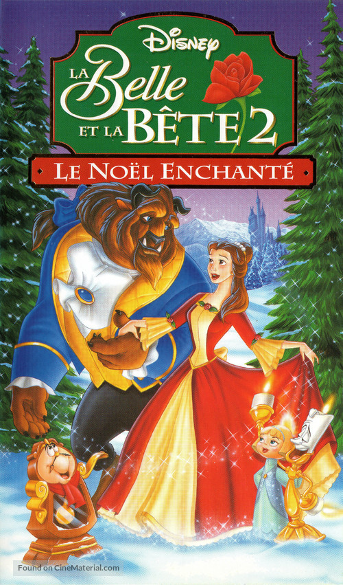 Beauty and the Beast: The Enchanted Christmas - French Movie Cover