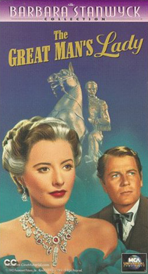 The Great Man&#039;s Lady - VHS movie cover