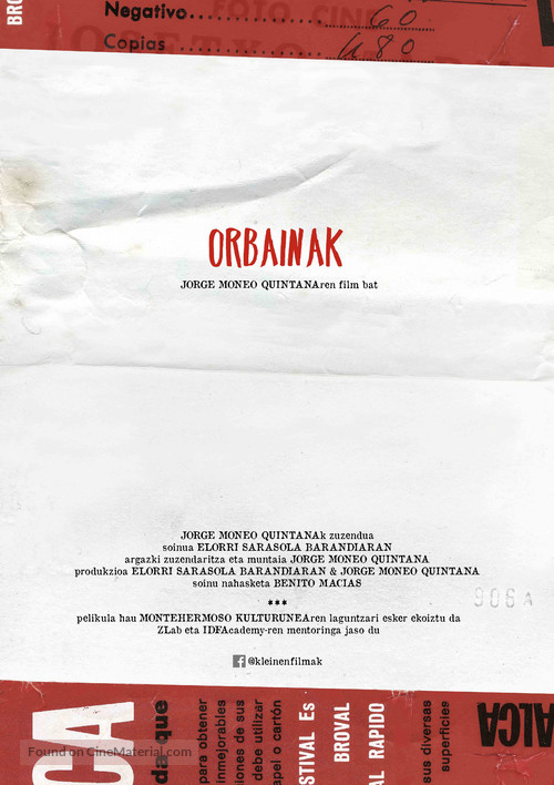 Orbainak - Spanish Movie Poster