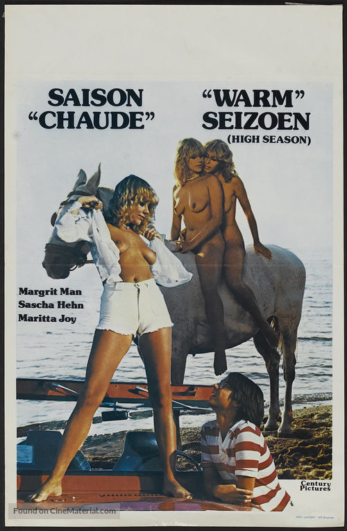 Nackt und hei&szlig; auf Mykonos - Belgian Movie Poster