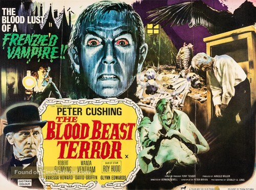 The Blood Beast Terror - British Movie Poster