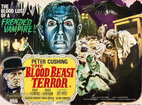 The Blood Beast Terror - British Movie Poster