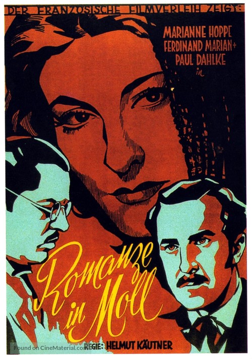 Romanze in Moll - German Movie Poster