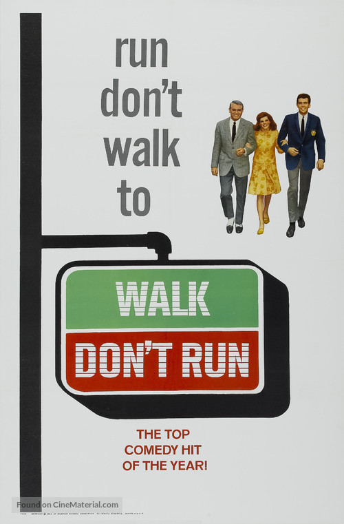 Walk Don&#039;t Run - Theatrical movie poster