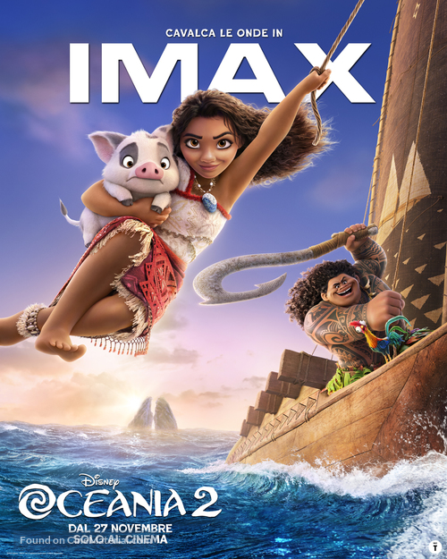 Moana 2 - Italian Movie Poster