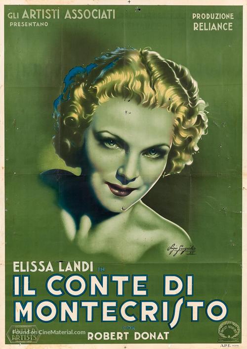 The Count of Monte Cristo - Italian Movie Poster