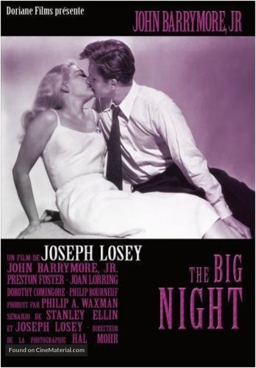 The Big Night - French DVD movie cover