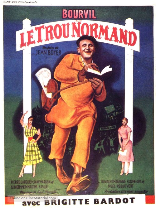 Le trou normand - Belgian Movie Poster