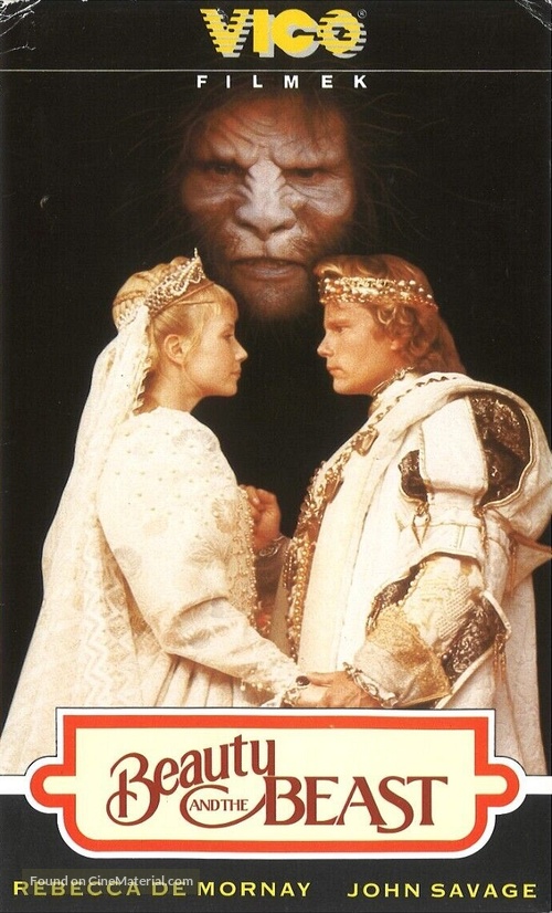 Beauty and the Beast - Hungarian VHS movie cover