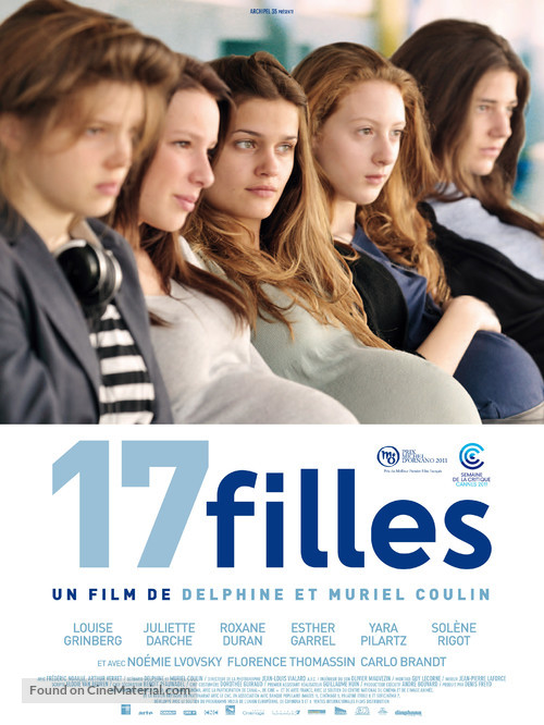17 filles - French Movie Poster