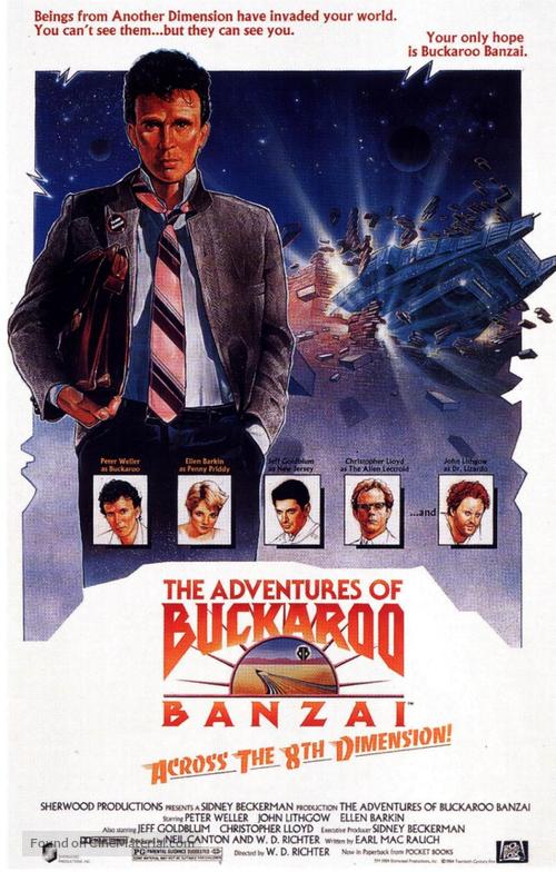 The Adventures of Buckaroo Banzai Across the 8th Dimension - Movie Poster