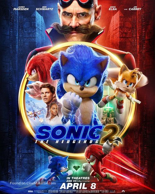 Sonic the Hedgehog 2 - Movie Poster