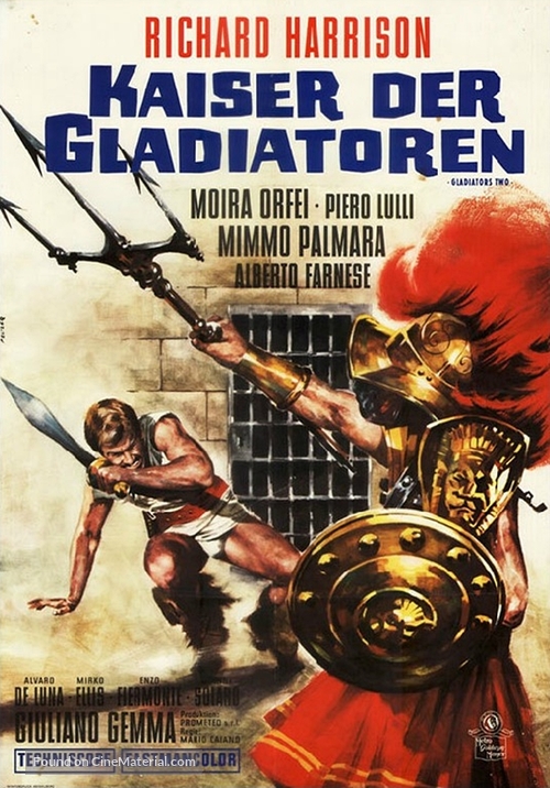 I due gladiatori - German Movie Poster