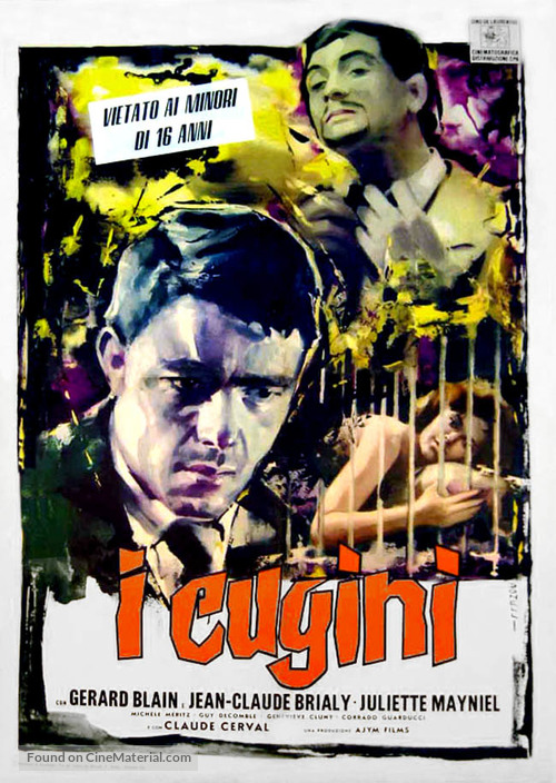 Les cousins - Italian Movie Poster