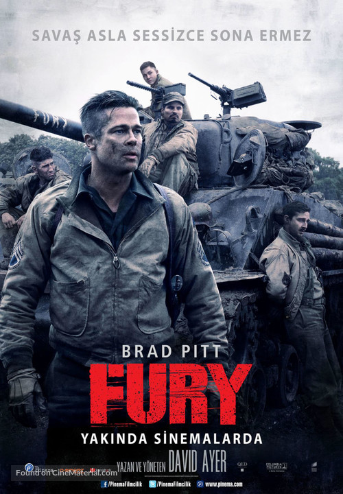 Fury - Turkish Movie Poster