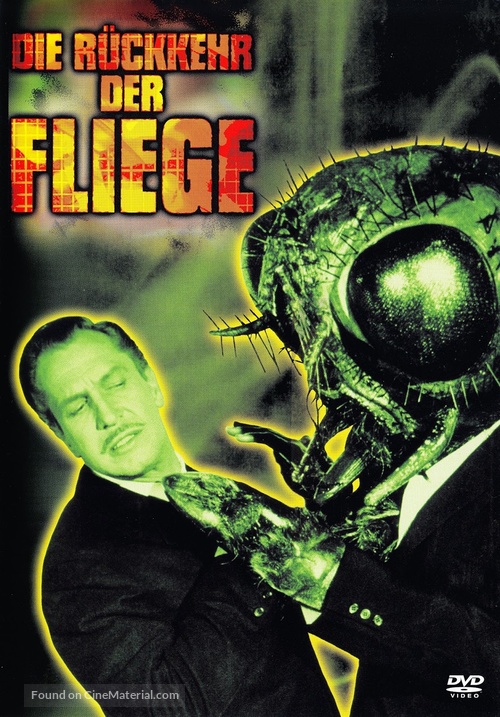 Return of the Fly - German DVD movie cover