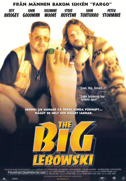 The Big Lebowski - Swedish Movie Poster