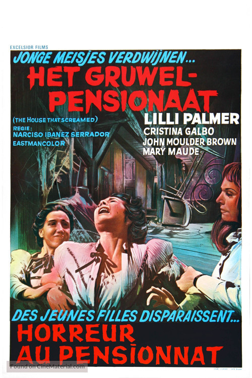 La residencia - Belgian Movie Poster