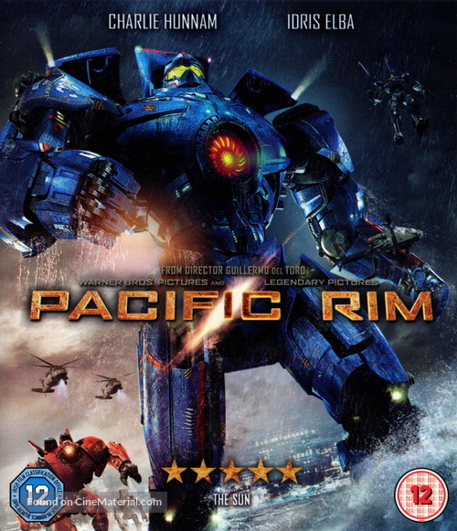 Pacific Rim - British Blu-Ray movie cover