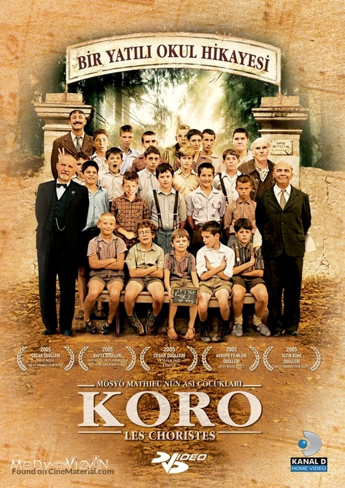 Les Choristes - Turkish DVD movie cover
