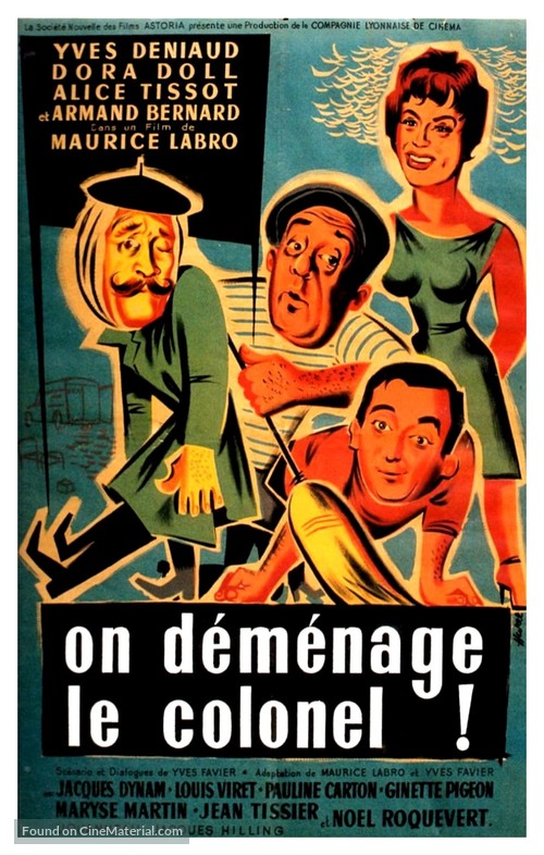 On d&eacute;m&eacute;nage le colonel - French Movie Poster