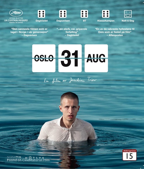 Oslo, 31. august - Norwegian Blu-Ray movie cover