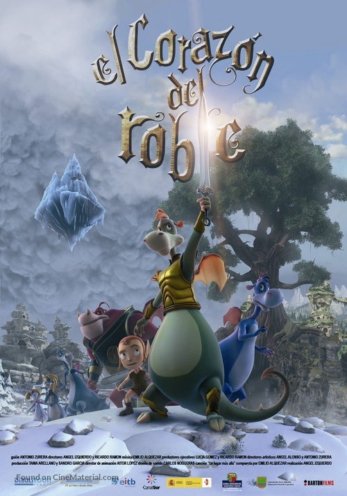 El coraz&oacute;n del roble - Spanish Movie Poster