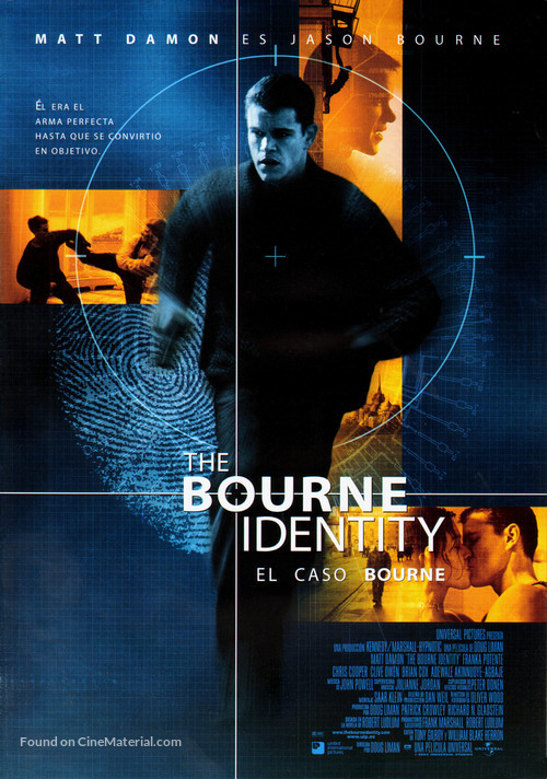 The Bourne Identity - Spanish Movie Poster