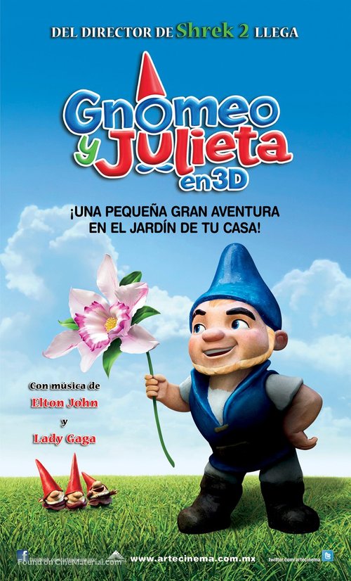 Gnomeo &amp; Juliet - Mexican Movie Poster