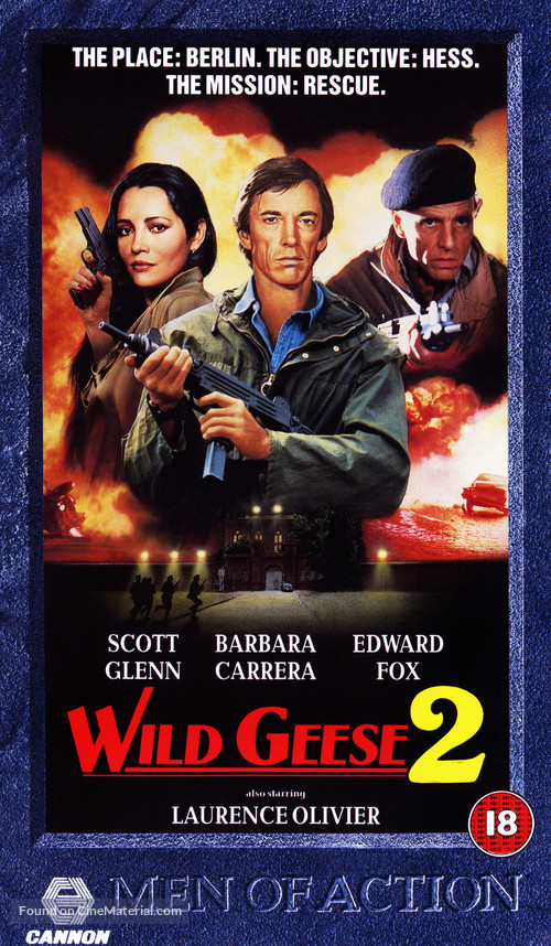 Wild Geese II - British VHS movie cover