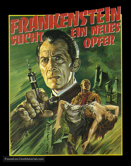 Frankenstein Must Be Destroyed - German Movie Cover