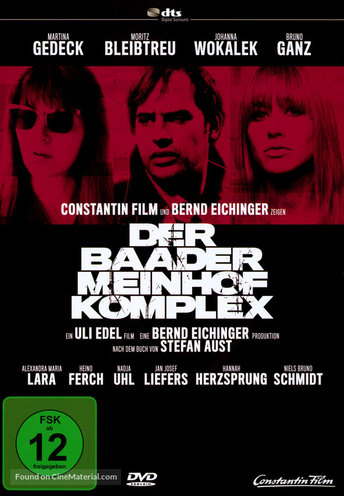 Der Baader Meinhof Komplex - German DVD movie cover