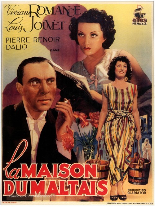 La maison du Maltais - Belgian Movie Poster