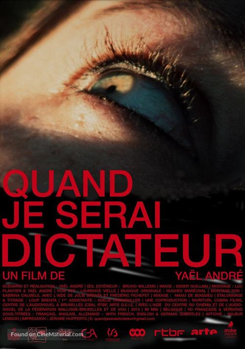 Quand je serai dictateur - French Movie Poster