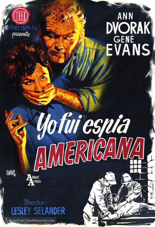 I Was an American Spy - Spanish Movie Poster