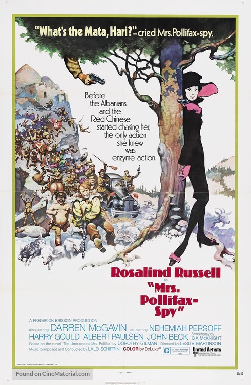 Mrs. Pollifax-Spy - Movie Poster