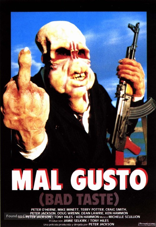 Bad Taste - Spanish Movie Poster